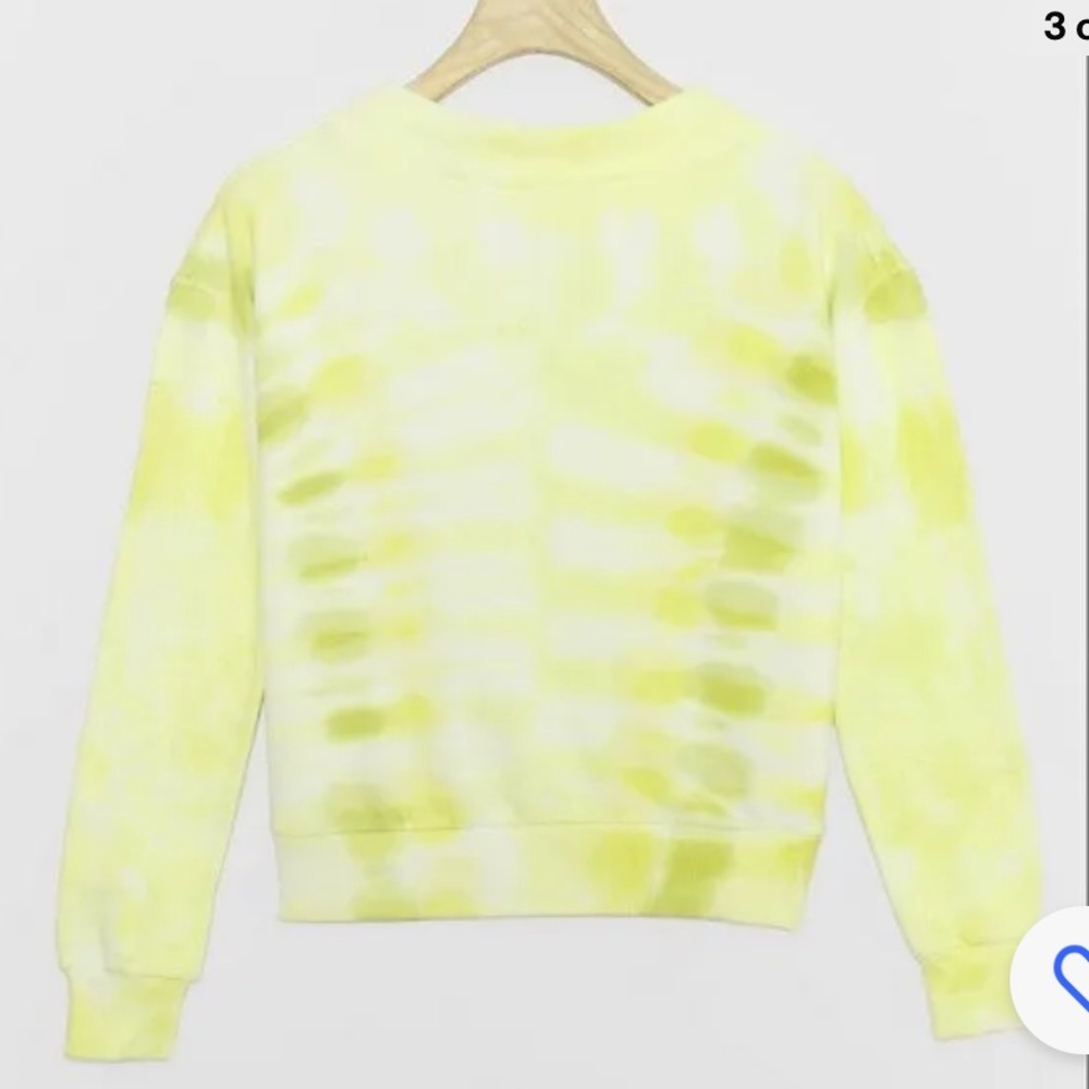 Pilcro Anthropologie Elayna Tie-Dye Sweatshirt Size XL NWT